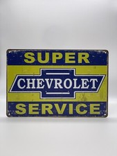Blechschild chevrolet 20x30cm - blechschild,
