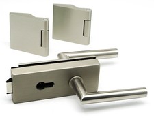 Dormakaba Office Glastür Beschlag Set Schloss & Drücker für PZ - Basic Omega 2.0