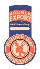 altes Bieretikett Brauerei