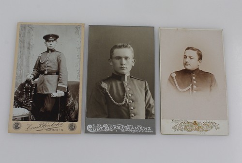 Militär portrait foto - portrait, cdv