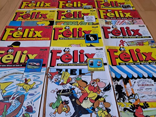 Felix konvolut 12 comichefte - -,