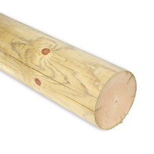 Palisade Ø10cm Kiefer imprägniert Pfosten rund KDI