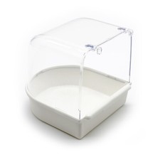 Badehaus für Vogel Badewanne Badehäuschen Vogelbadewanne in Karlie Rio Weiß Neu