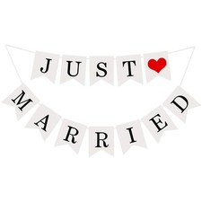 Just Married Girlande