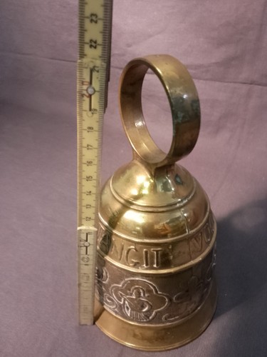 Antike handglocke messing - antike,