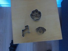 Keksausstecher Ausstechform Mops Hund Pfötchen 2 Plätzchenausstecher Weihnachten