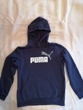 Puma hoodie blau dick 164
