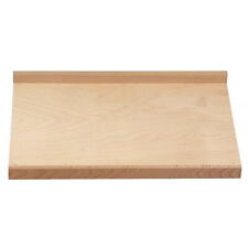 Bütic Teigbrett Backbrett Birke Multiplex mit Buche Anschlagskante 60x40cm