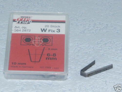 20x nachschneidmesser fix 3 - nachschneidmesser, w