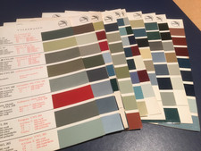 VW Oldtimer Farbkarten