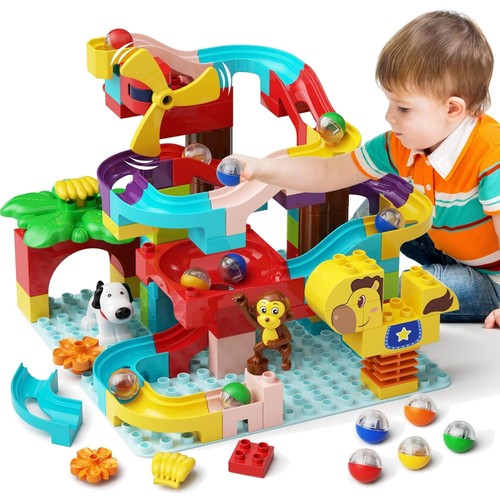 Murmelbahn bausteine kinder - murmelbahn,