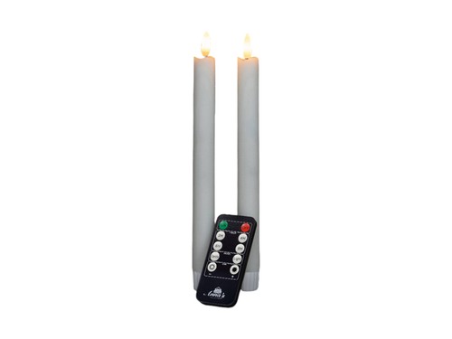 Led stabkerzen weiß st - stabkerzen, 2