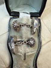 Manschettenknöpfe Golf Silber