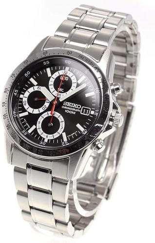Seiko edelstahl chronograph - seiko,