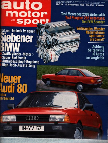 Zeitschrift auto motor und - auto,