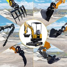 8in1 Bagger Anbaugeräte 1-2T