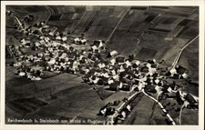Ak Reichenbach bei Steinbach am Wald, Fliegeraufnahme - 11106235