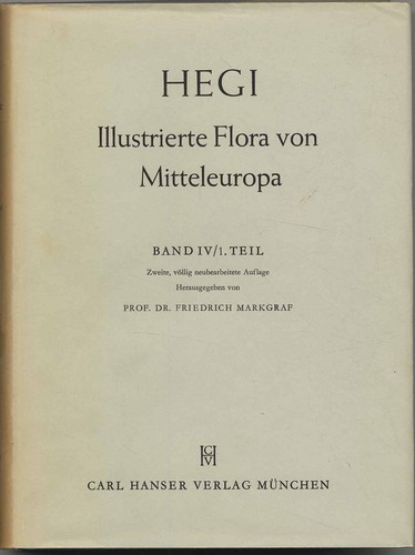 1958 hegi illustrierte - illustrierte, flora