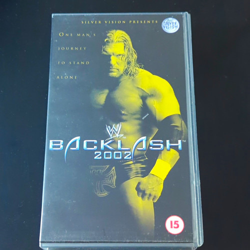 Vhs kassette wwe backlash 2002 - backlash,