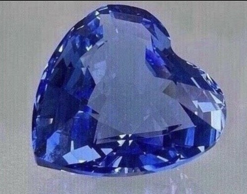 Swarovski kristall herz - kristall, blau