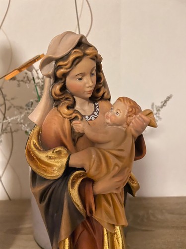 Madonna mit kind - mit, holz