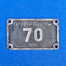 Geschwindigkeitsschild