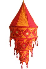 Stofflampe GOA Ibiza 3-fach