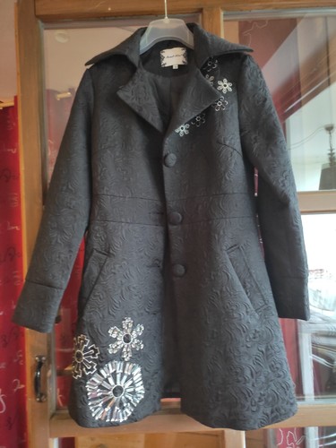 Gehrock brokat schwarz - gehrock,