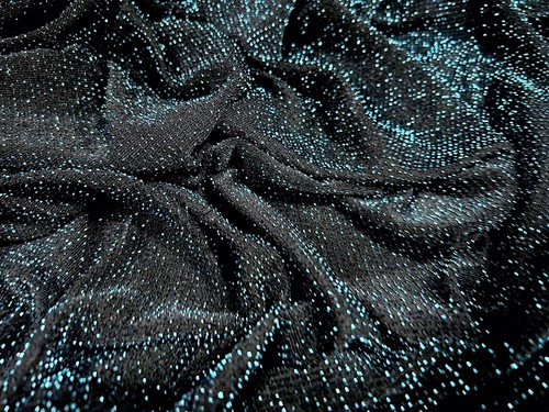 Metallic slinky spandex - slinky,