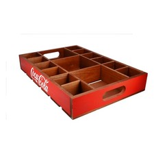 Coca Cola Echtholz Tablett