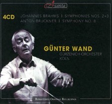 Brahms: Symphonies Nos. 2 & 4 / Bruckner: Symphony No. 8 Günter Wand