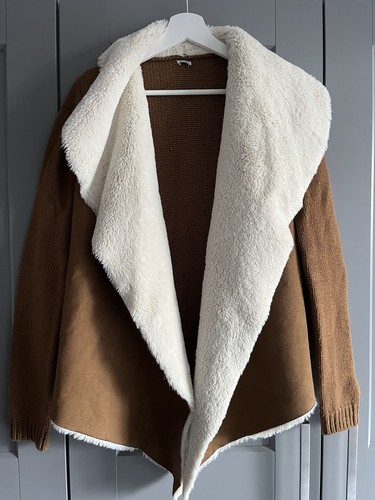 Strickcardigan camelfarbend - strickcardigan,