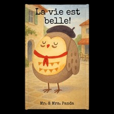 Gästehandtuch Eule Frankreich