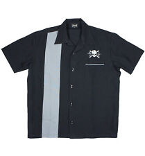 Steady Clothing Hemd Skull Wrench Vintage Bowling Shirt Retro Hot Rod Mechanic