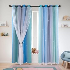 Bunte sterne vorhang - bunte,