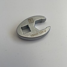 SW-Stahl Offener Ringschlüssel 15mm Hahnenfuß 3/8" Bremsleitungsschlüssel offen