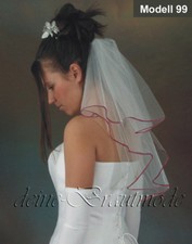 Brautschleier weiß ivory