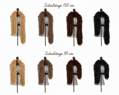 Tibetlamm schal 90cm 150cm - tibetlamm,