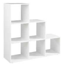 Regal Stufenregal Weiß, 6