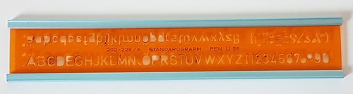 Schriftschablone