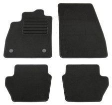 Fußmatten Set für Ford Fiesta 8 2017-2023 Autoteppiche mit 100% Passform Schwarz