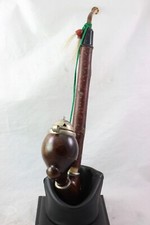 Pfeife, Pipe JÄGERPFEIFE, GESTECKPFEIFE, TIROLER HANDARBEIT, Bruyere, Austria