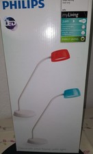 Philips myLiving Jelly Schreibtischleuchte - Lampe - weiß - hellblau - OVP