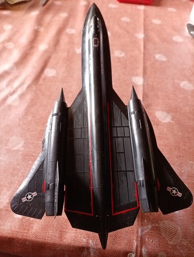 Flugzeug modell mit - sr-71,