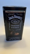 Jack Daniels „Swiss Schoko“ Metall Aluminium Blechdose Collector Box Whisky