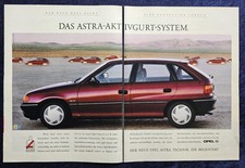 Opel Astra F, GLS,  originale Werbung 1991