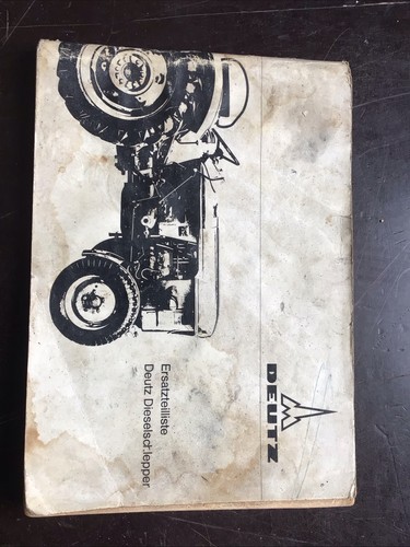 Ersatzteilliste deutz 2505 d - d,
