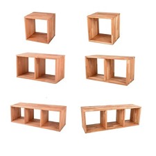 Wandboard Bücherregal Wandregal Holz Regal Wohnzimmerregal Flur Badregal geölt 