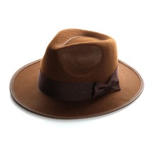 Braun filz fedora hut western - braun,
