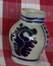 Salzglasur Krug Kanne Bembel Keramik geritzt 1l - 18 cm hoch - unbenutzt - 